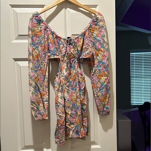 Floral Off-Shoulder Dress